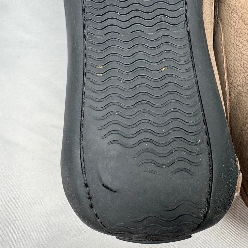 Marc Joseph New York Mens Leather Loafers Taupe Tan Brazil Moccasins Size 10